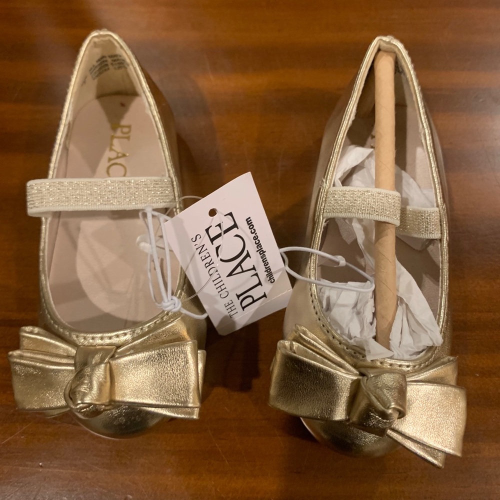 Toddler Girl Slippers (Gold)